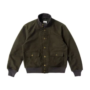 Veste Vintage Vert Homme