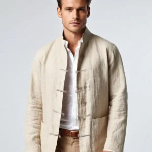 Veste saharienne en Lin homme